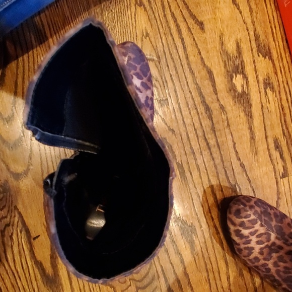 Platform boots leopard suede - Picture 6 of 8